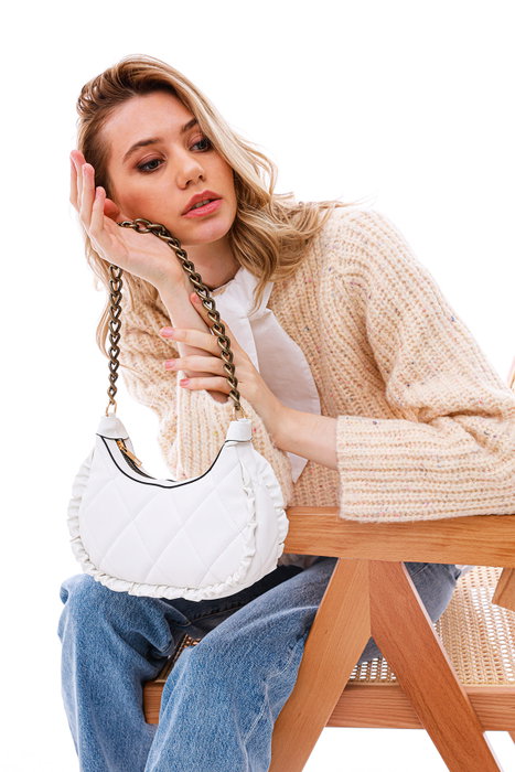 Zoozie Bags 21KÇ22-004 Bandolera Blanca Piel PU Mujer